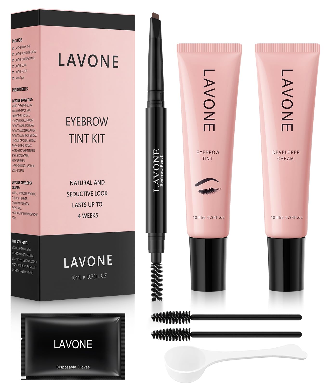 Night Eyebrow II 4個セット Amazon.com : Eyebrow Color Kit with Brow Color & Eyebrow Pencil, 2